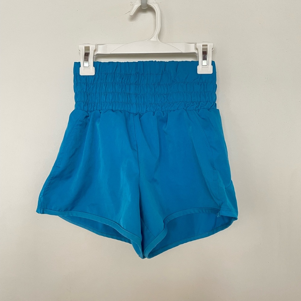 five dancewear blue workout shorts